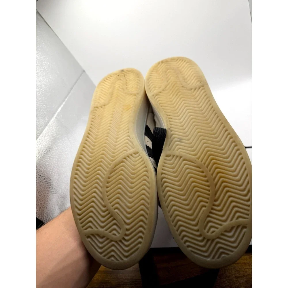 Adidas Campus 00s HQ8711 Mens 8.5 Sneaker Beige Aluminium Black Skateboard Shoes